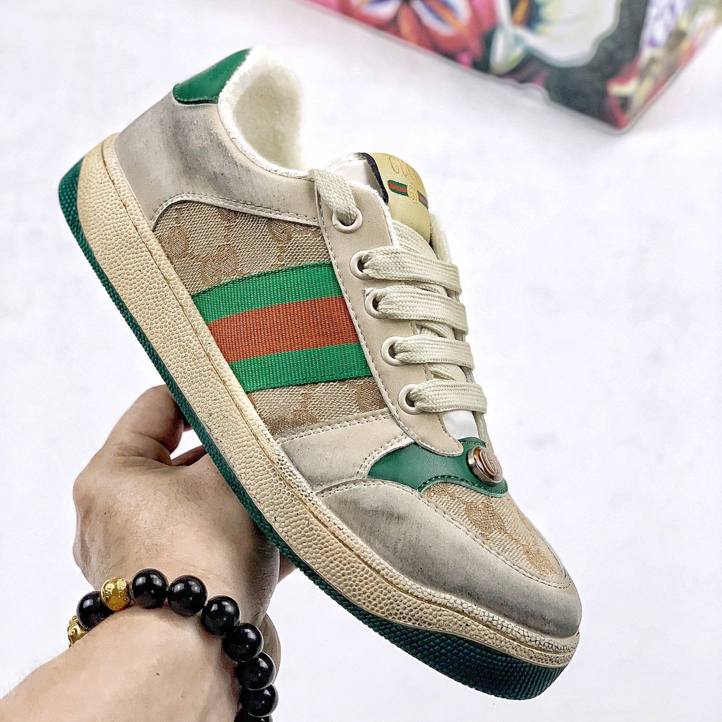 Giày Sneaker Gucccii Distressed Screener ( GC MTP )