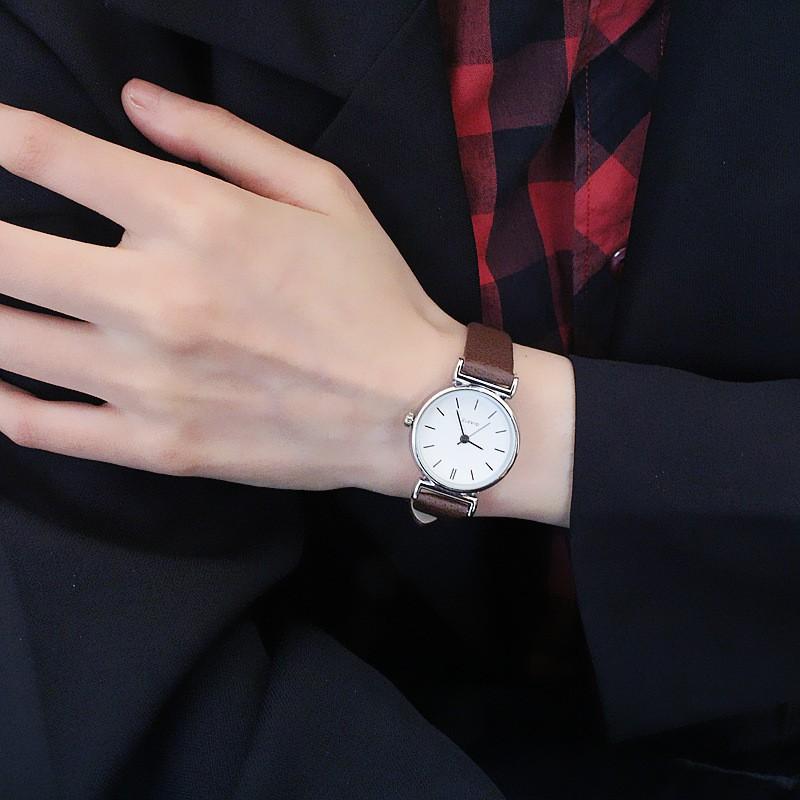 Đồng hồ thời trang nữ Viser mặt gạch J577