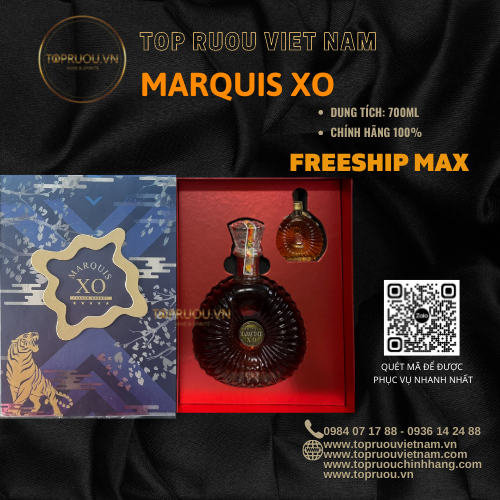 [TopRuouVietNam] Rượu Brandy XO Marquis XO 700ml [Hàng Thật]