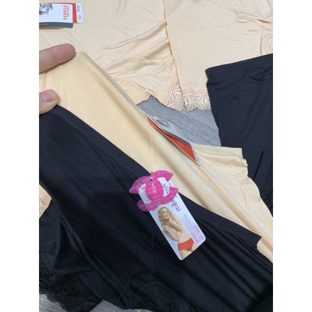 Quần mặc váy cotton lạnh pha ren xịn