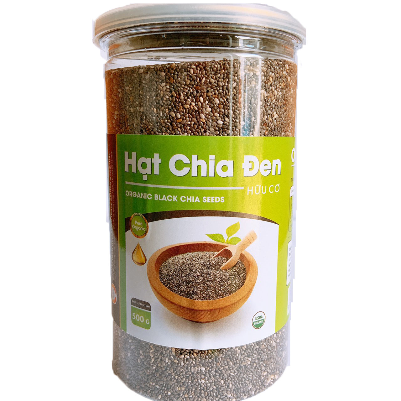 [HCM]500G HẠT CHIA ĐEN HỮU CƠ CAO CẤP HÀNG NHẬP KHẨU