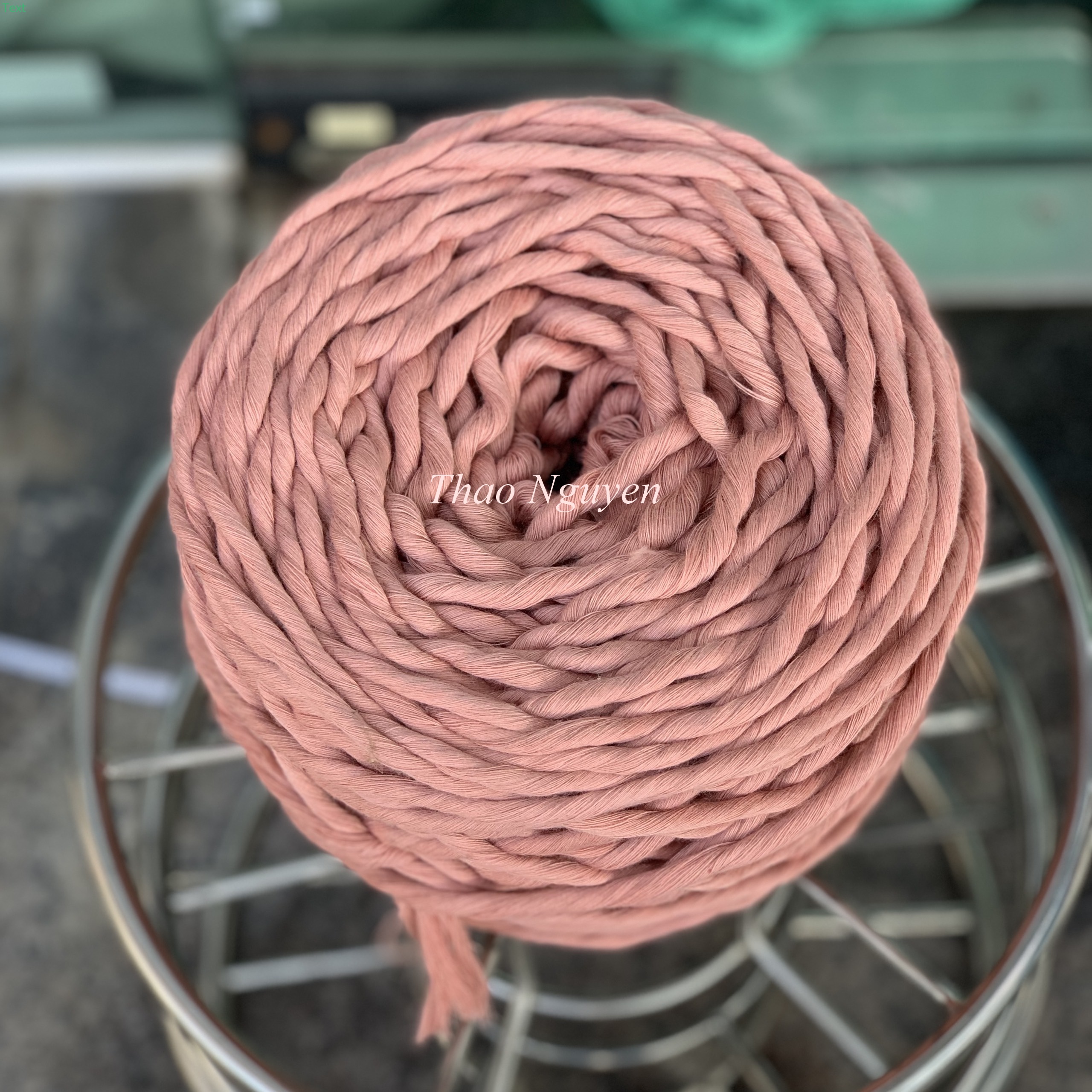 200g dây thừng đan macrame, sợi xoắn size  5mm