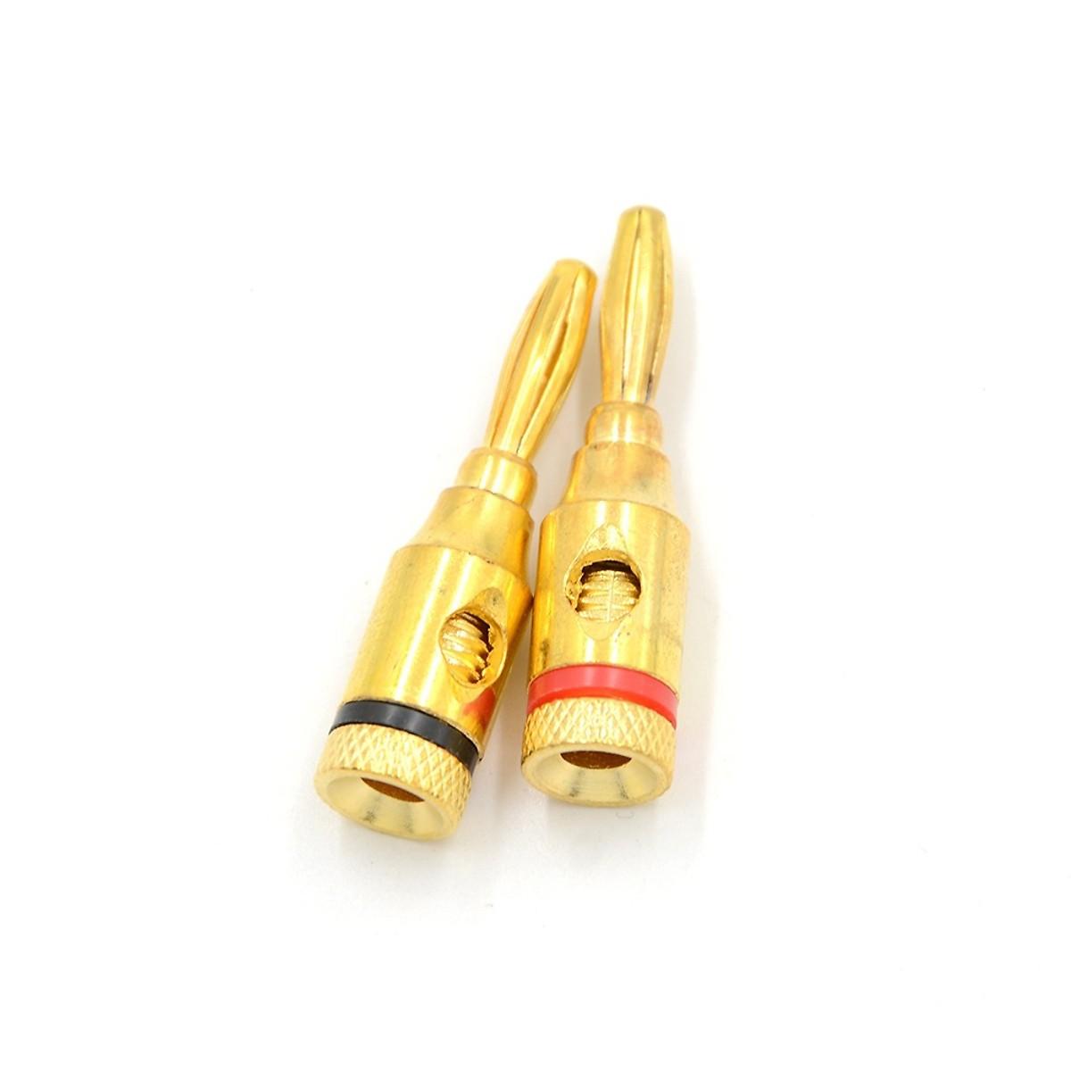 Bộ 04 Jack Loa Bắp Chuối Mạ Vàng Cao Cấp