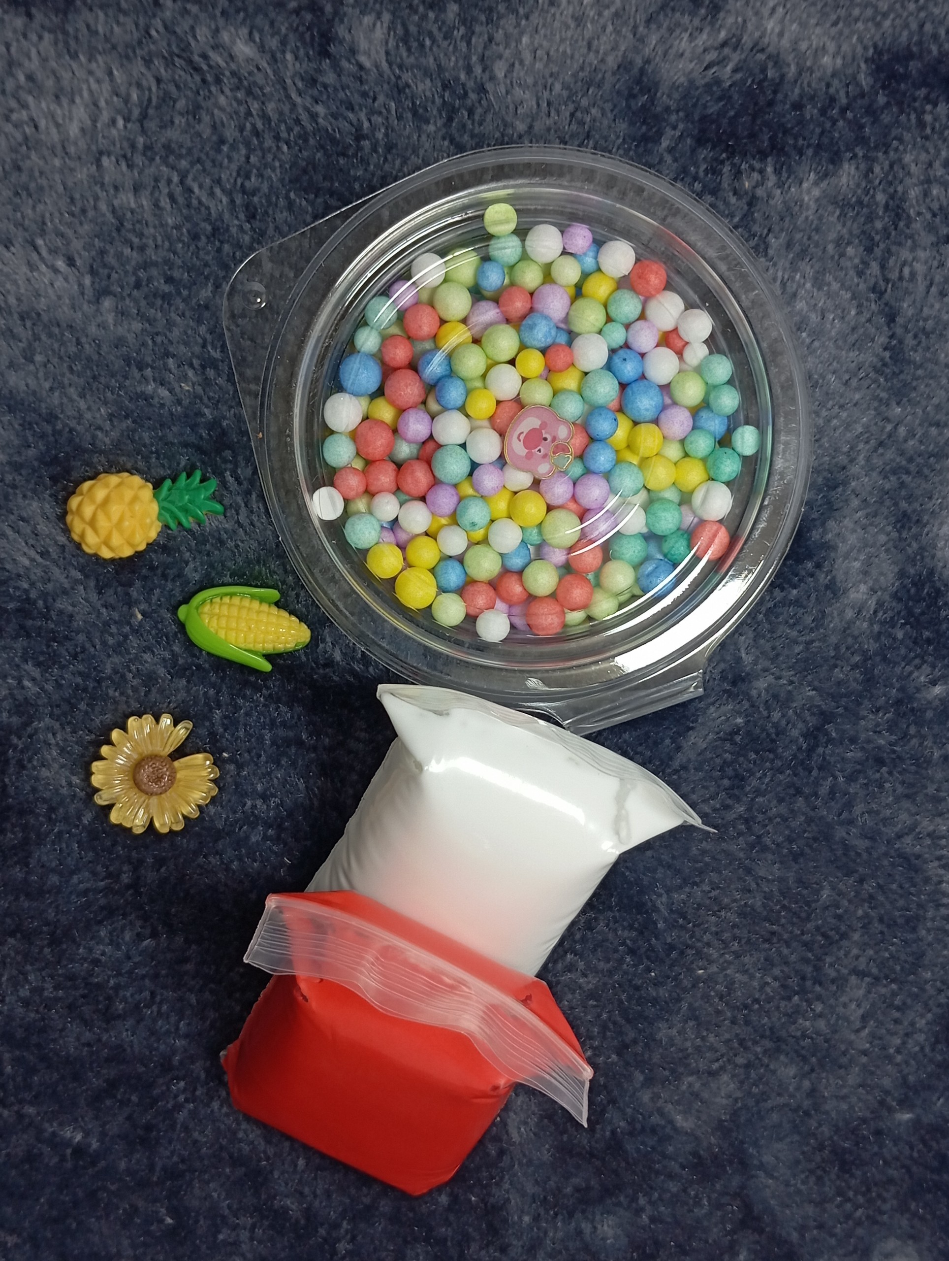 BỘ KIT LÀM SLIME MÂY SLIME BƠ SIZE TO CAO CẤP