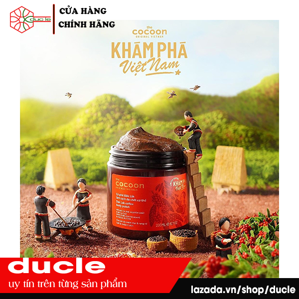 Cà phê Đăk Lăk làm sạch da chết Cocoon [ Phiển bản giới hạn ] 200ml
