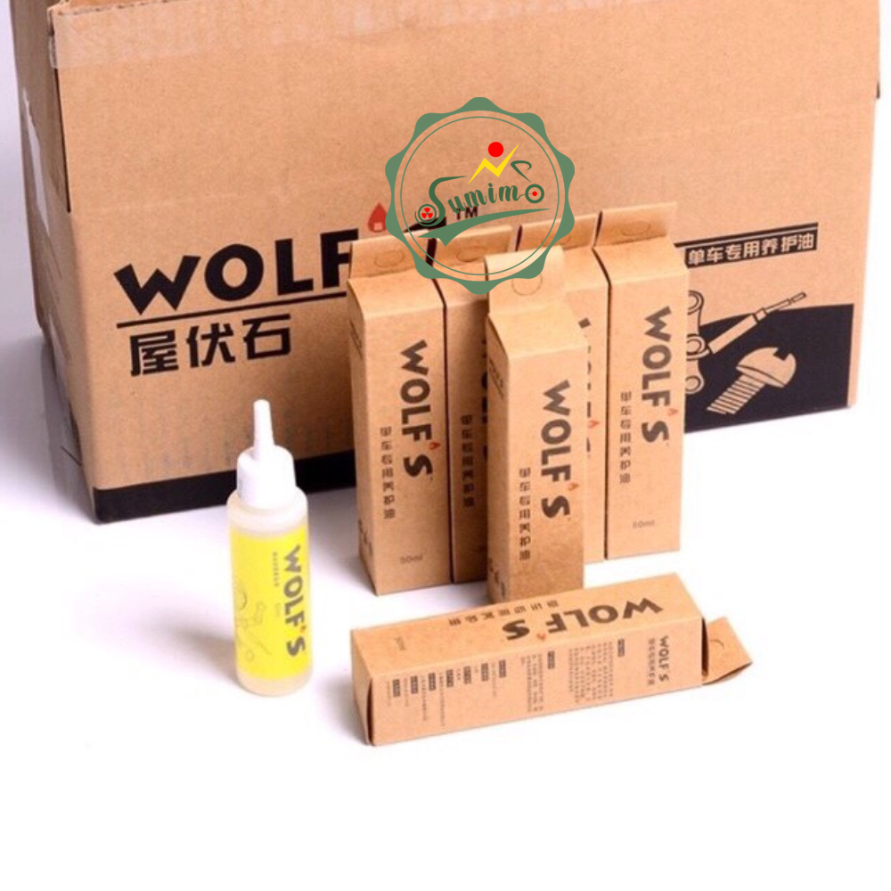 Dầu tra sên xích xe đạp fixed gear WOLF 50ml