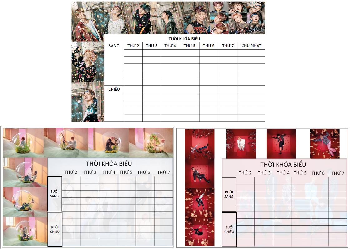 COMBO ĐỒ DÙNG HỌC TẬP BTS BT21