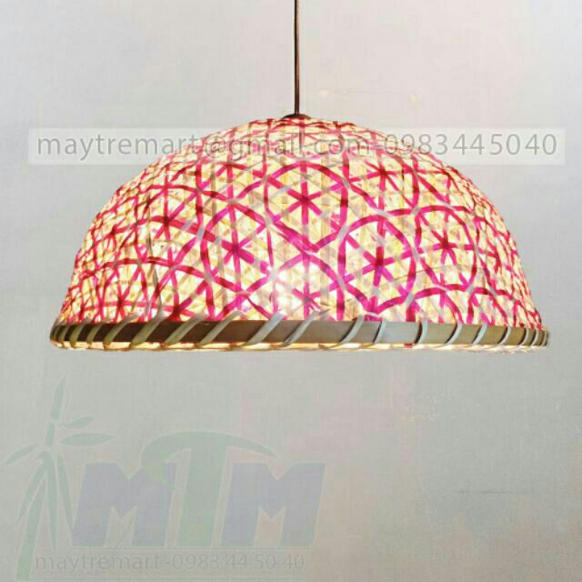 Đèn mây tre lồng bàn D30cm