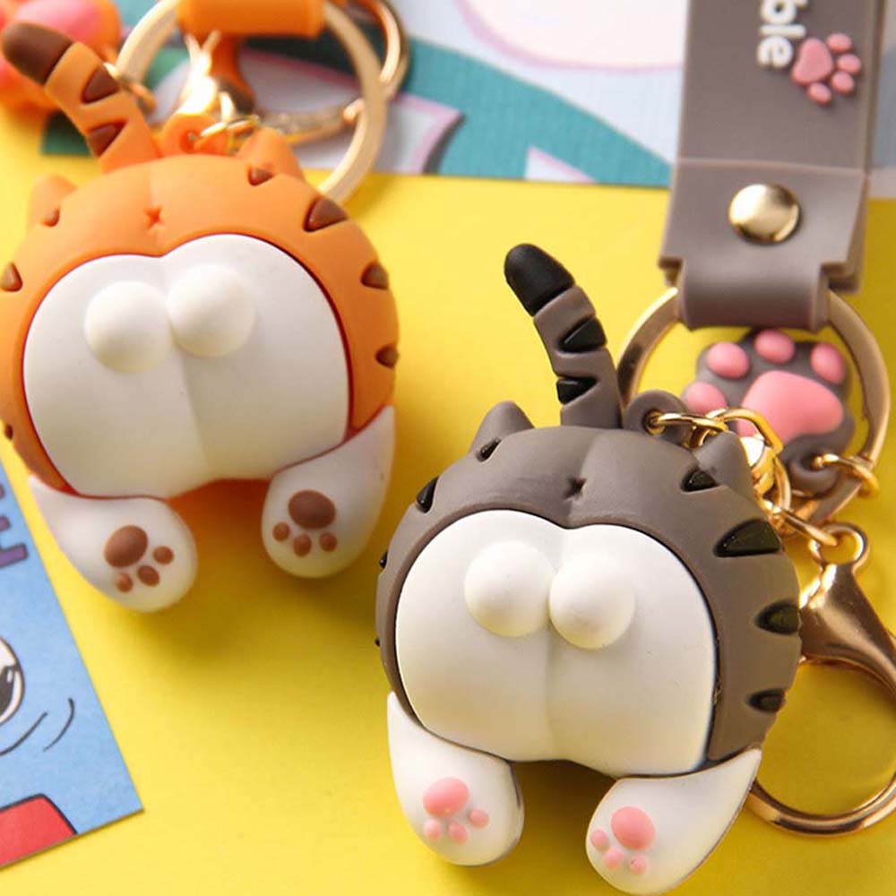 Móc khóc Mông Mèo ( Đít Mèo ) HOT Trend Siêu Cute ( Móc treo cặp , trang trí  , treo chìa khóa ,... )