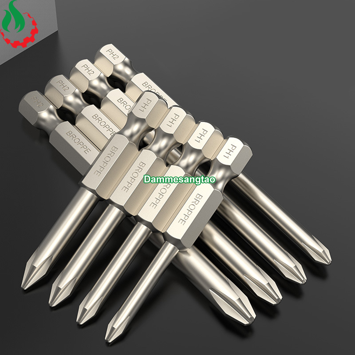 Mũi vít 4 cạnh bake chuôi lục giác broppe