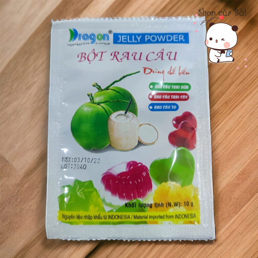 Bột Rau Câu Dẻo Dragon (10g)
