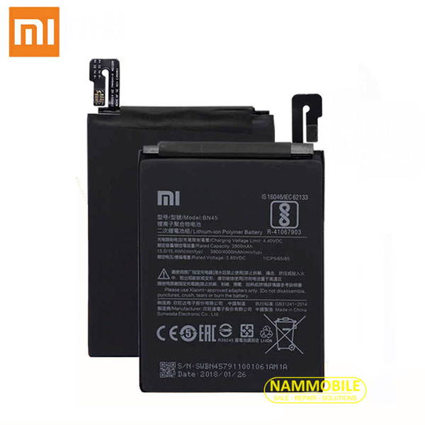 Original xiaomi redmi note 5 - note 5 pro bn45-bn48 4000mah battery