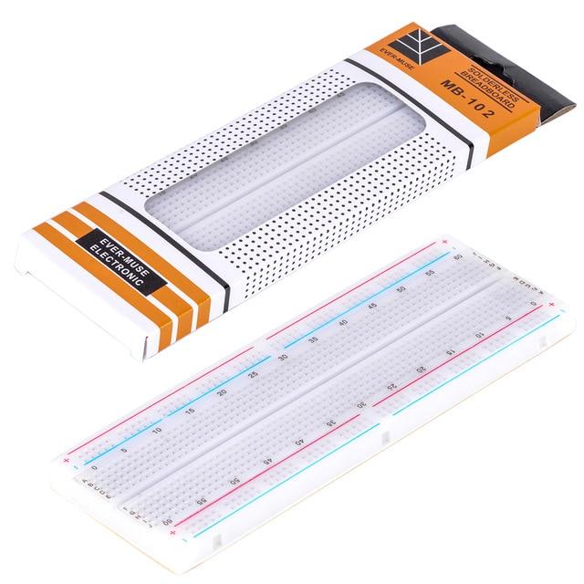 Breadboard Test board MB-102 830 Lỗ kích thước 165x55x10 mm