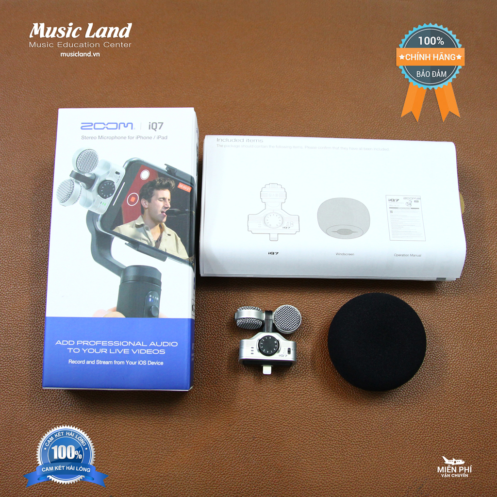 Micro Thu Âm Cho Iphone Zoom IQ7 – Chính Hãng