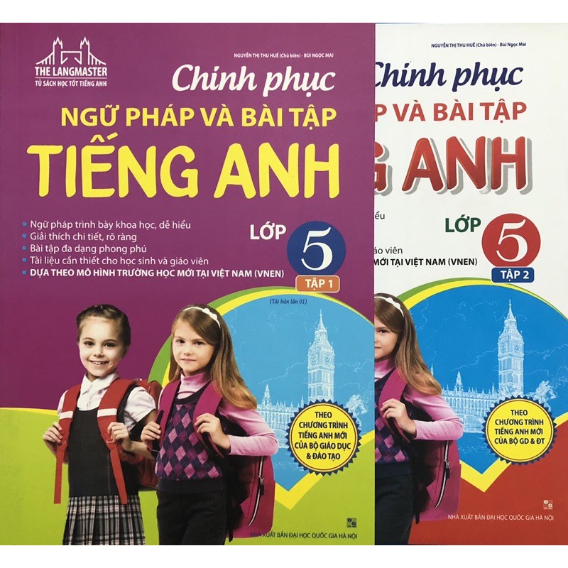 Sách - Chinh phục ngữ pháp và bài tập Tiếng Anh lớp 5