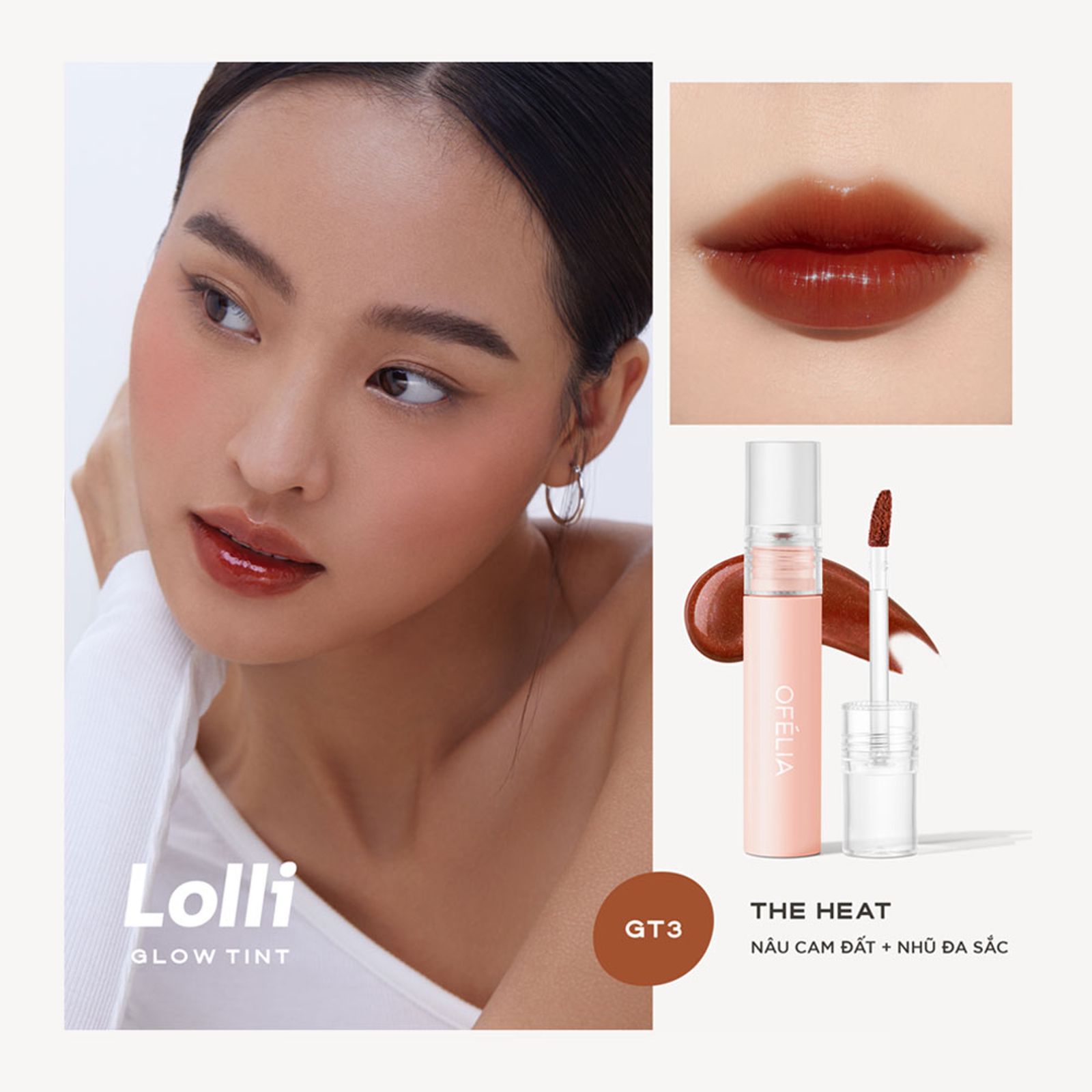 Son tint bóng ofélia lolli glow tint