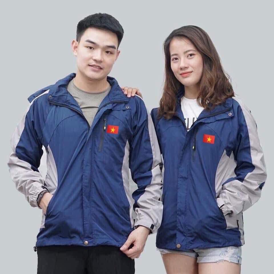 (hàng 2 lớp) ÁO GIÓ CHỐNG THẤM NƯỚC ĐỦ SIZE NAM NỮ MĂC ĐẸP