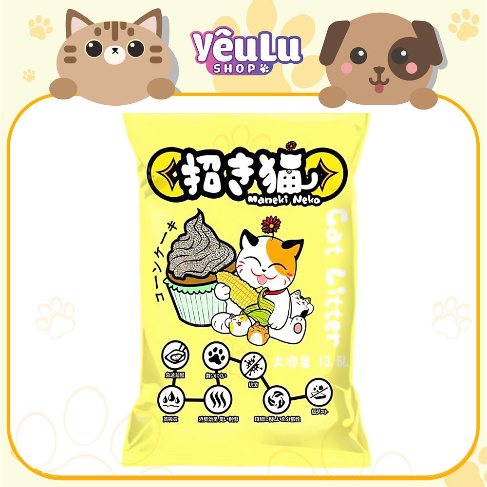 Cát Vệ Sinh Cho Mèo Maneki Neko 5L