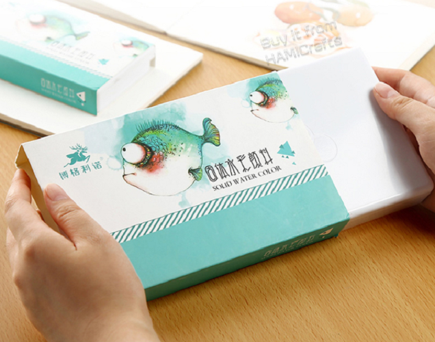 Bộ Màu Nước Solid Water Color Cao Cấp 12/18/24/36