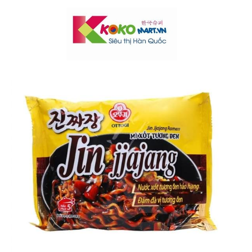 Mì Jin xốt tương đen Ottogi gói 135g