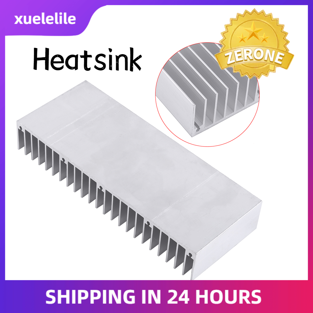 1pc Aluminum Heatsink Cooling Radiator Cooler Heat Sink Dense 24 Te eth 150mm