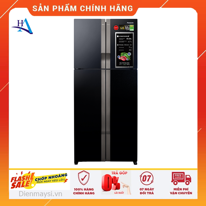 Tủ lạnh Panasonic 550 lít NR-DZ601YGKV +Giao hàng lắp đặt miễn phí nội thành + Bảo hành chính hãng tủ lạnh 2 năm tận nhà !