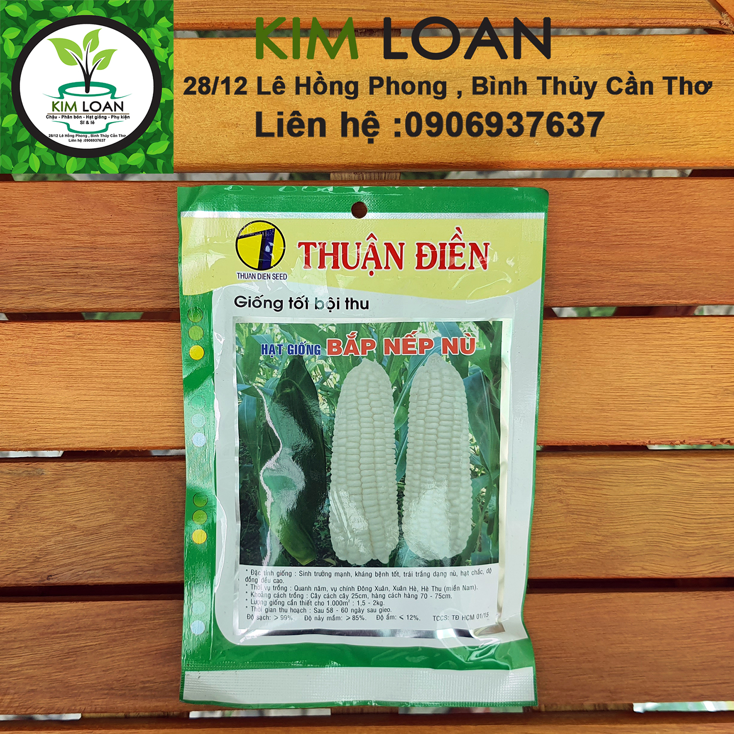Hạt giống bắp nếp nù gói 100g