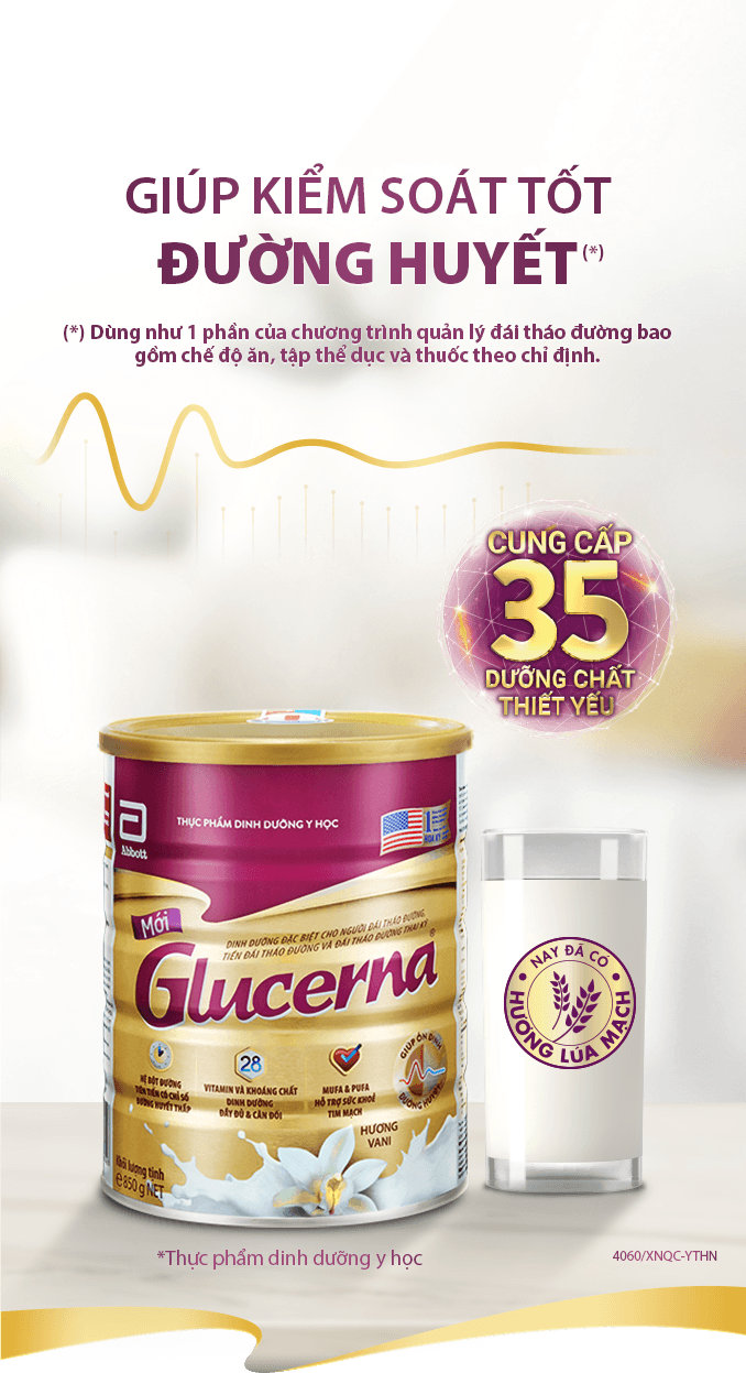 Sữa Bột Abbott Glucerna 850g Vani