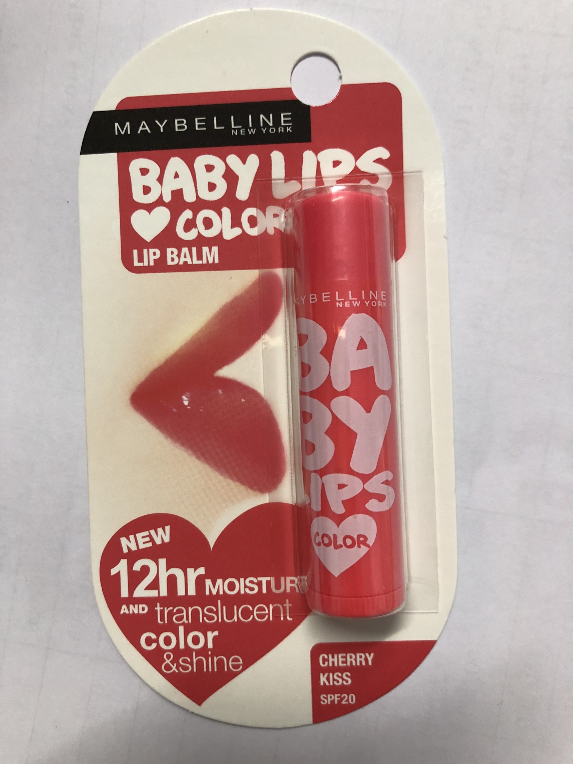 Son dưỡng có màu Maybelline Baby Lips Loves - Cherry Kiss. Hàng Úc xách tay
