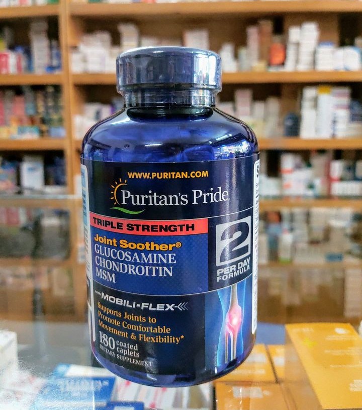 Glucosamin msm puritan's pride mỹ 180 viên