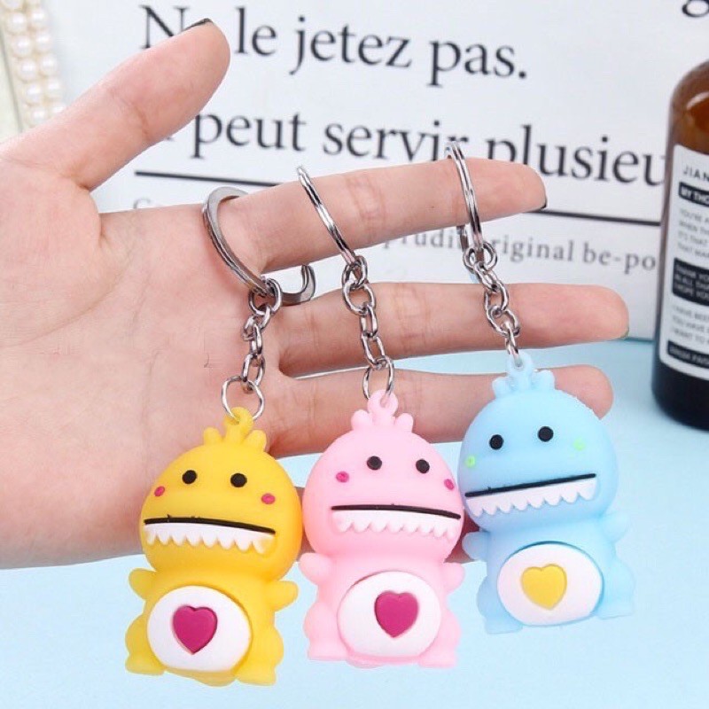 Móc Khoá Khủng Long Béo Cute