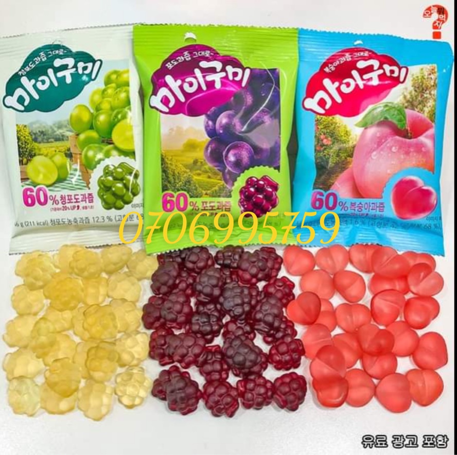 KẸO DẺO ORION TRÁI CÂY HÀN QUỐC
