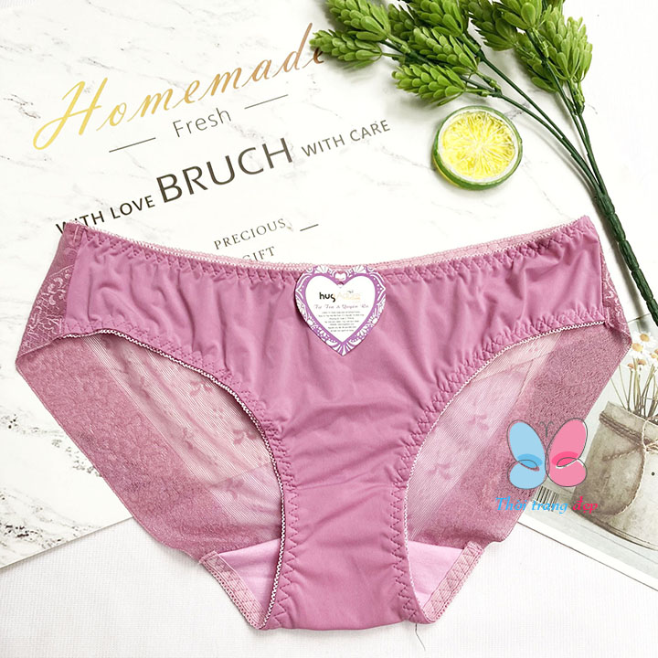 QUẦN LÓT NỮ THUN LẠNH PHỐI REN LỤA HÀNG VIỆT NAM - QL017