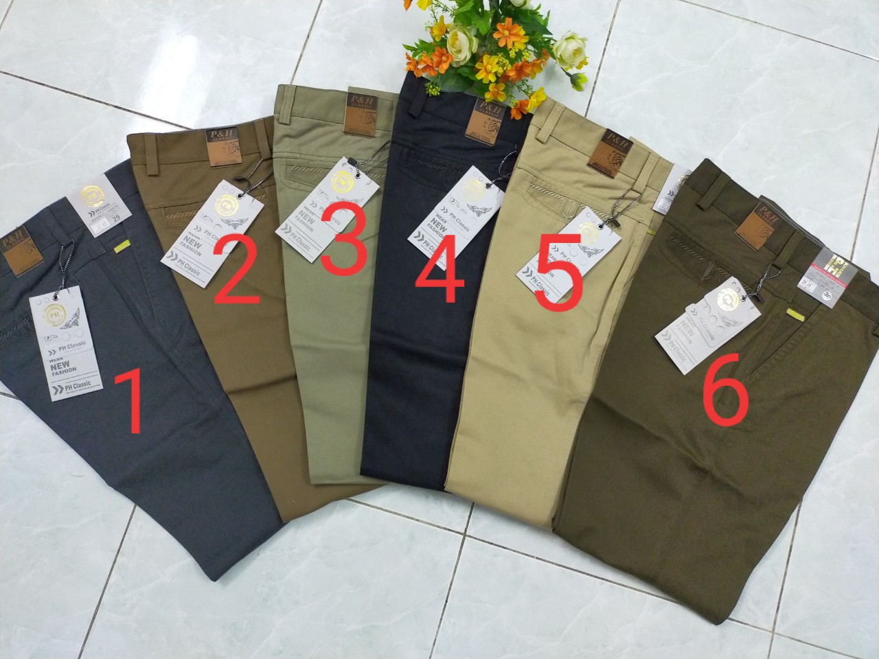 [HCM]Quần kaki trung niên màu