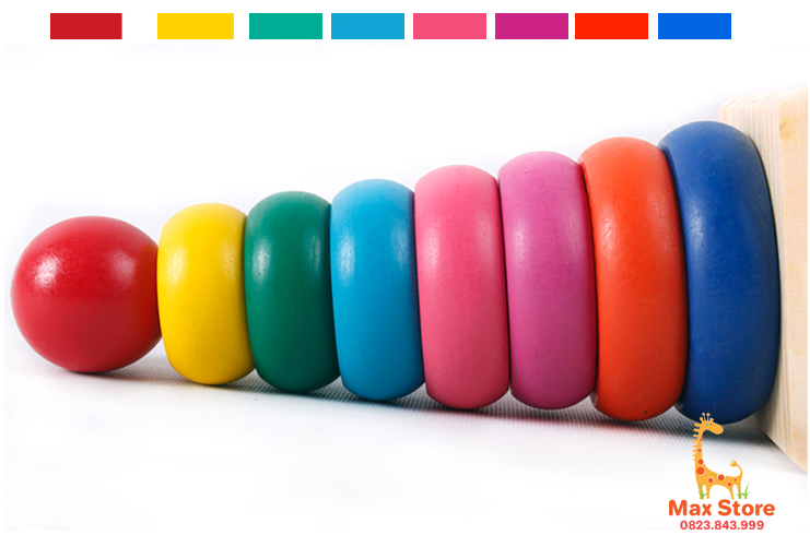 Đồ Chơi Gỗ - Tháp Xếp Vòng Cỡ Nhỏ