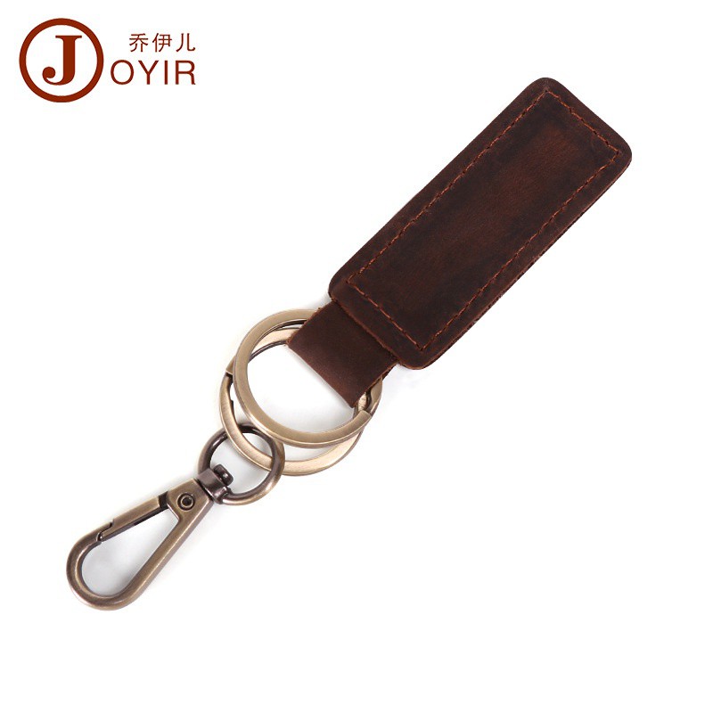 !!!Móc chìa Khoá Da Bò Thật - Handmade 100% - Khoá Đồng _DN5022