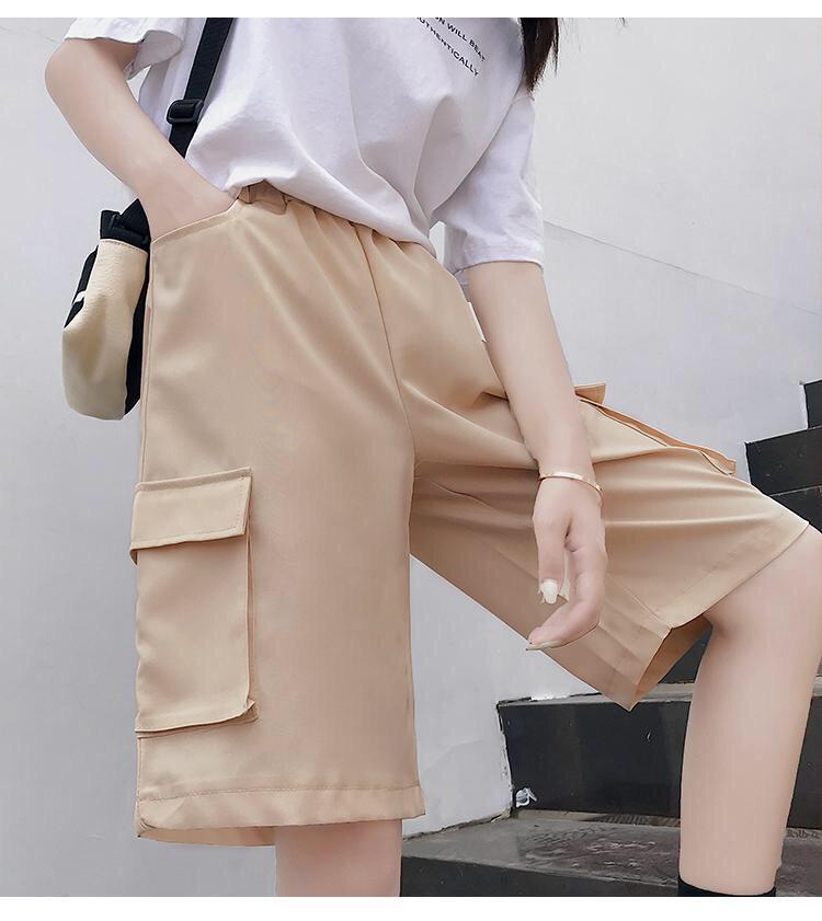 quần lững nữ túi hộp cá tính