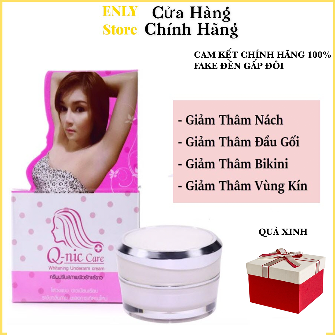 Kem giảm Thâm Nách Thâm Mông Q-nic Care Whitening Underarm Cream Thái Lan 15g