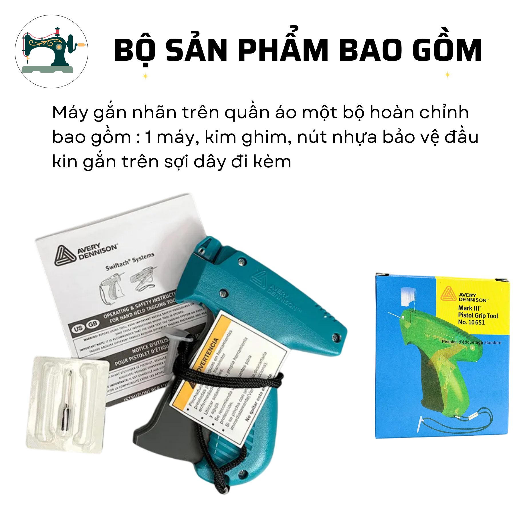 Máy Gắn Nhãn Mác Cao Cấp Avery Dennison 10651