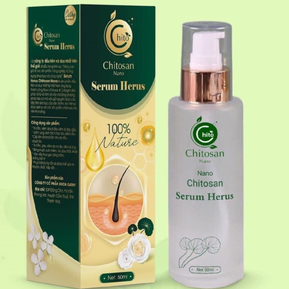 Serum Dưỡng Tóc Herus Nano Chitosan 50ml