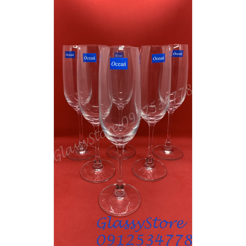 Ly (cốc) thủy tinh Ocean Madison Flute – 1015F07 – 210ml (Hàng nhập khẩu Thái Lan chính hãng) (1 cái)