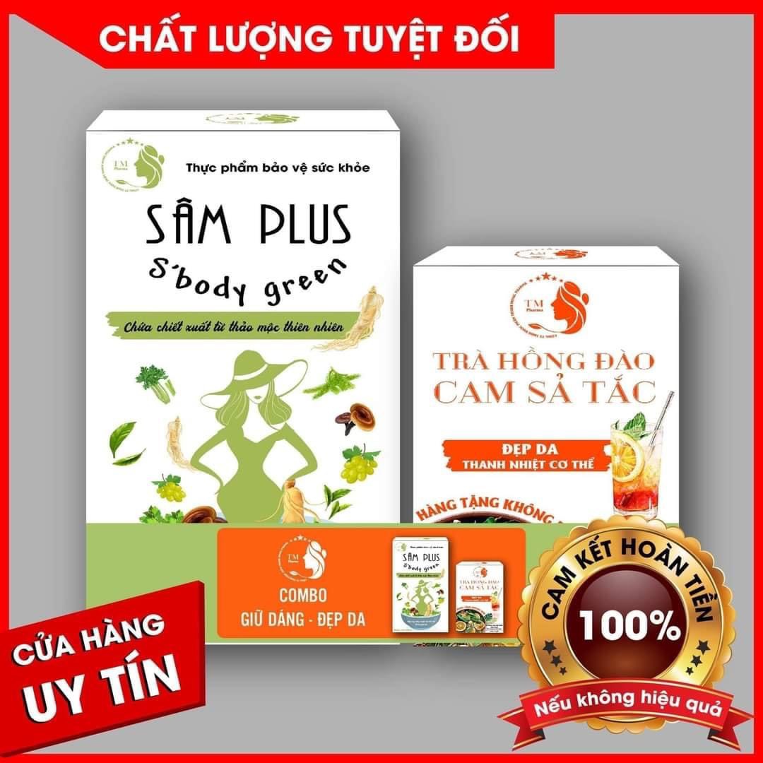 Kẹo giảm cân Sâm Plus sbody green - sâm plus s' body green (30kẹo+15 trà)