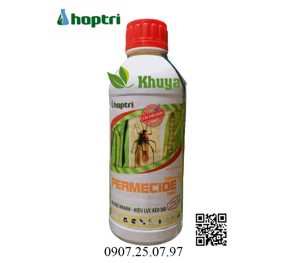 Thuốc trừ sâu Hợp Trí Permecide 50EC 1 lít Bọ Xít Muỗi - Sâu Cuốn Lá - Sâu Khoang