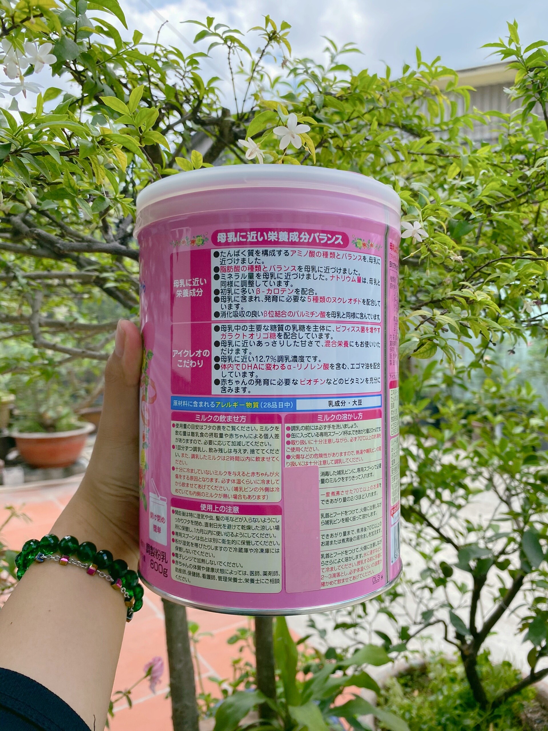 Sữa bột Glico Icreo số 0 800g