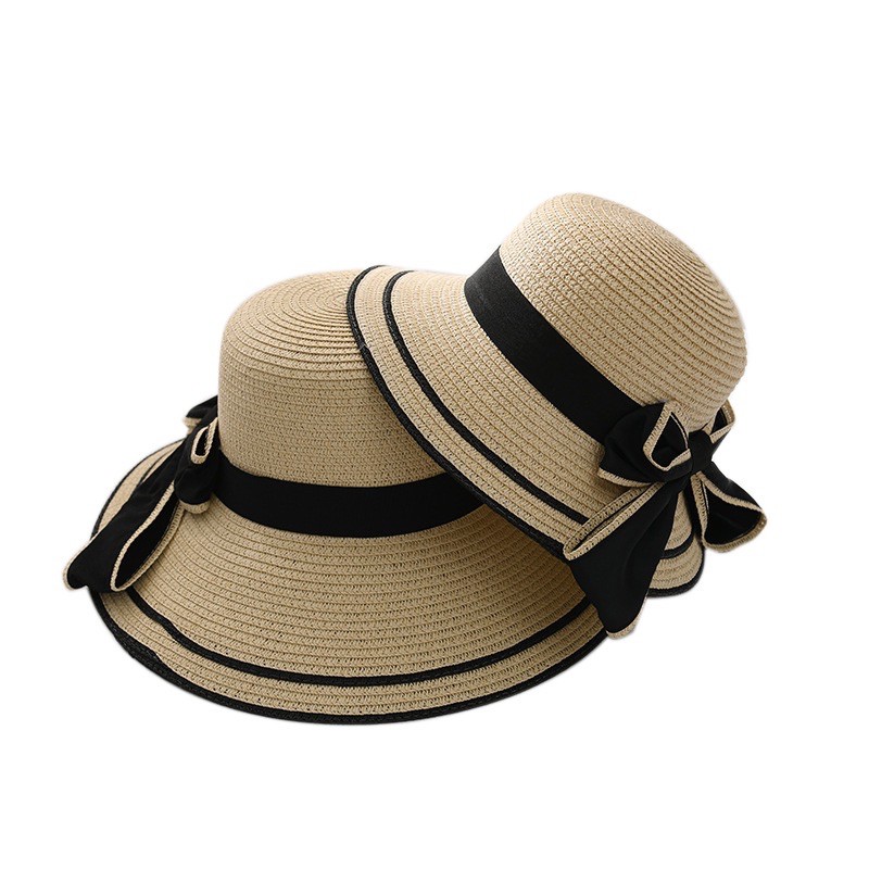 Set Nón Cói Đi Biển Vành Cụp Mẹ Và Bé