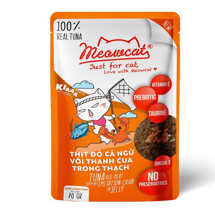 [Hoàn Tiền 10%] [48 gói] Pate Meowcat - Pate dinh dưỡng cho mèo