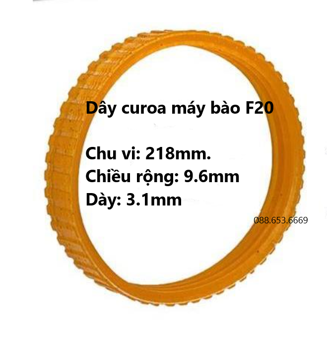 (giá sỉ) Dây curoa máy bào gỗ 7 phân, 8 phân, 9 phân, máy bào lớn
