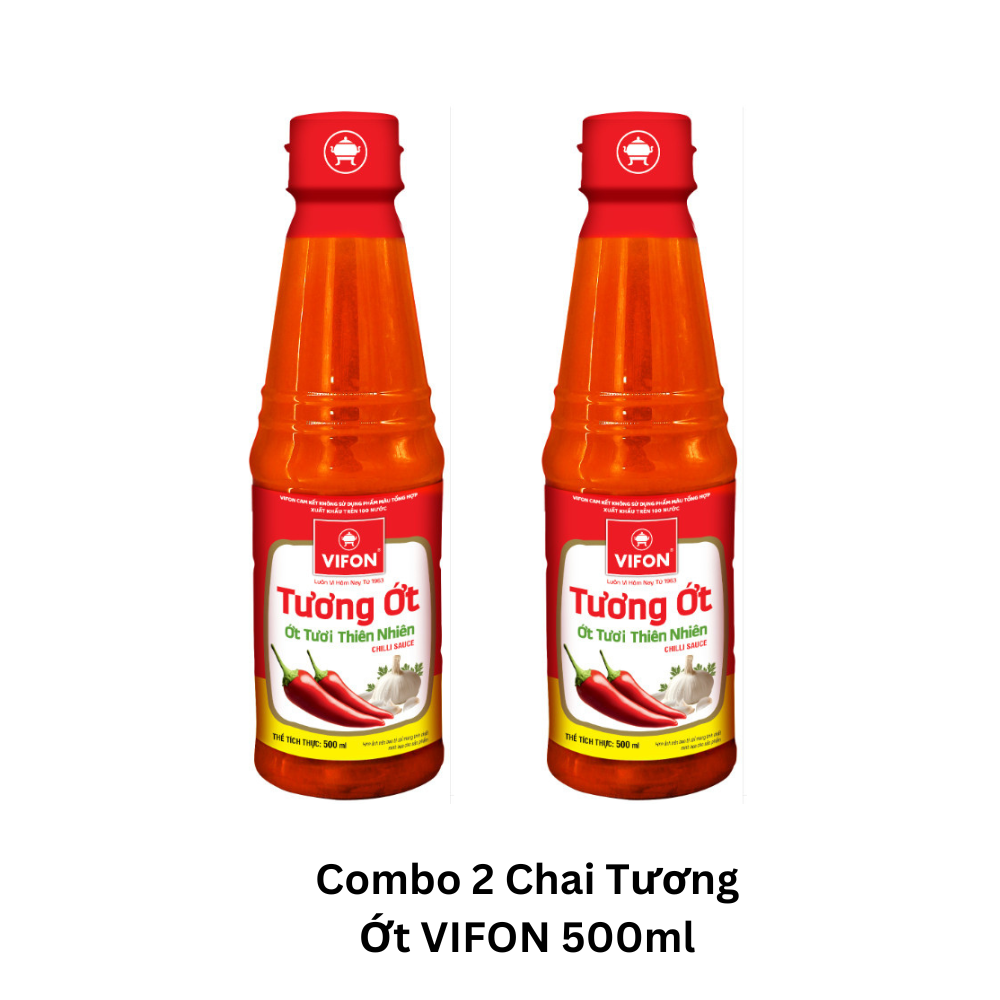 [VOUCHER 15%] Combo 2 Chai Tương ớt VIFON 500ml/ chai