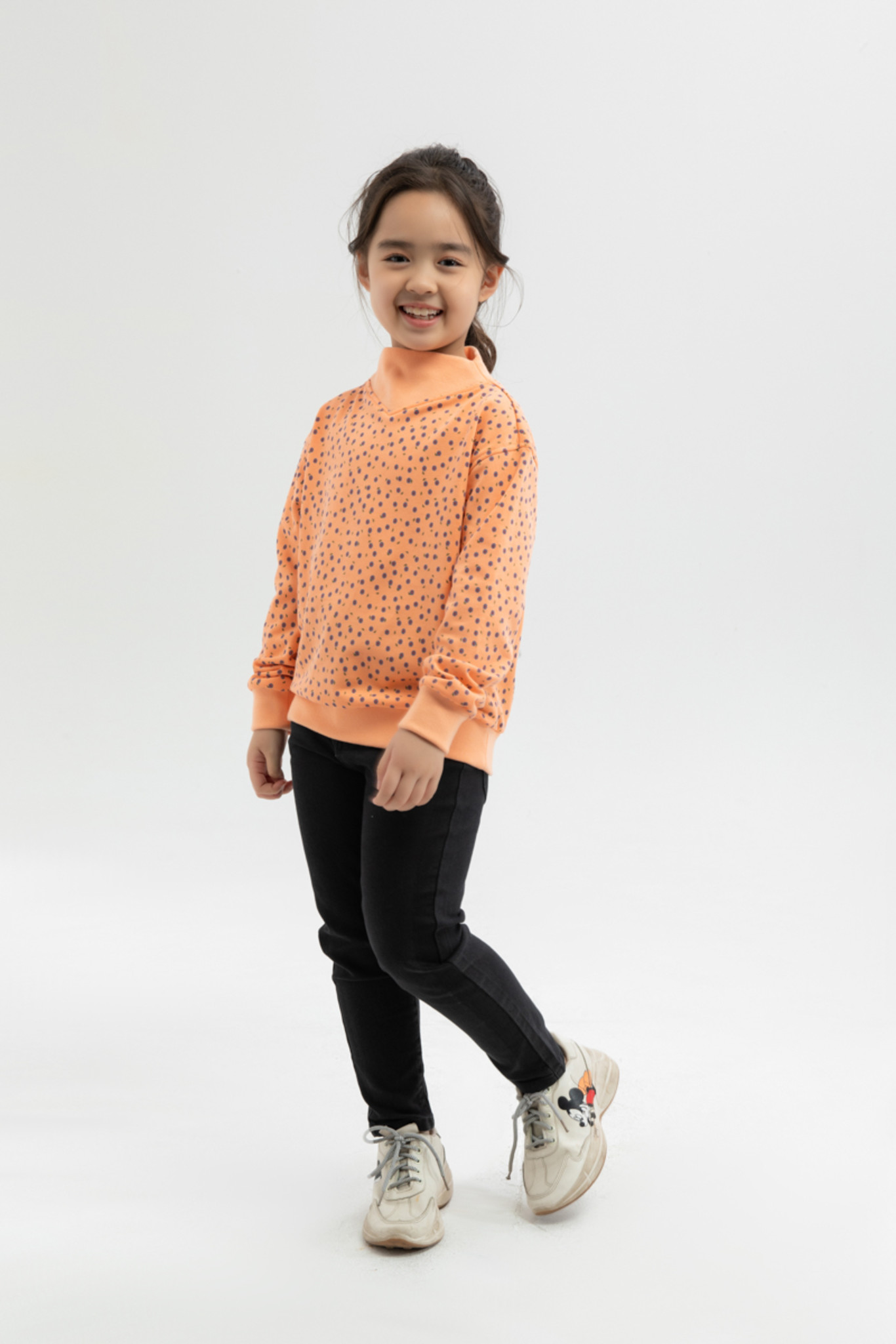 Áo thun bé gái thiết kế IVY moda MS 58G1121