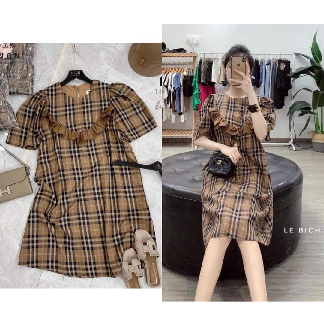 VÁY  BẦU XINH CHẤT MÁT